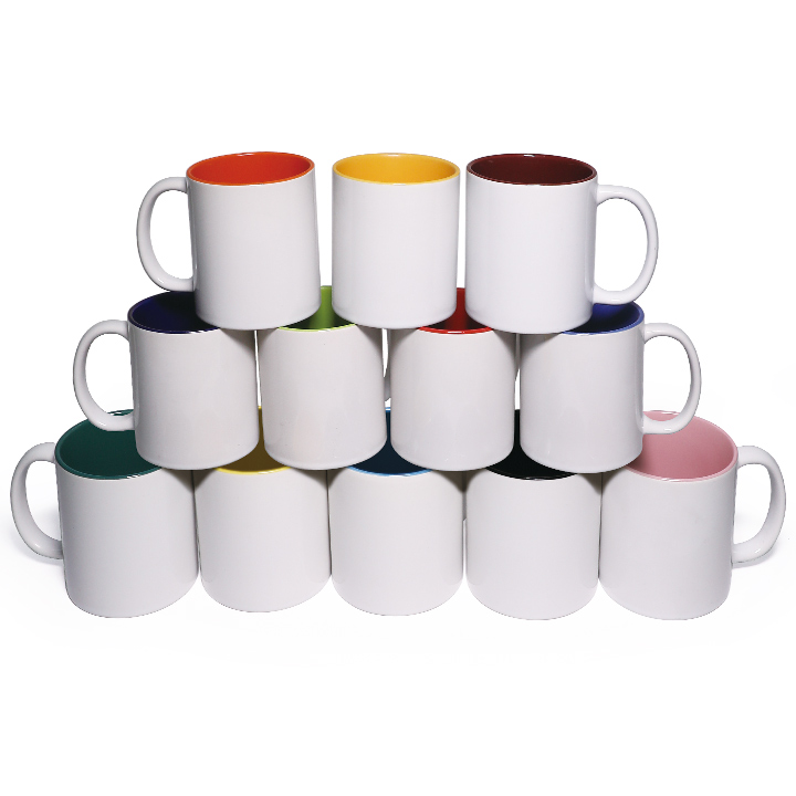 11oz Ceramic Mug with Colored Interior