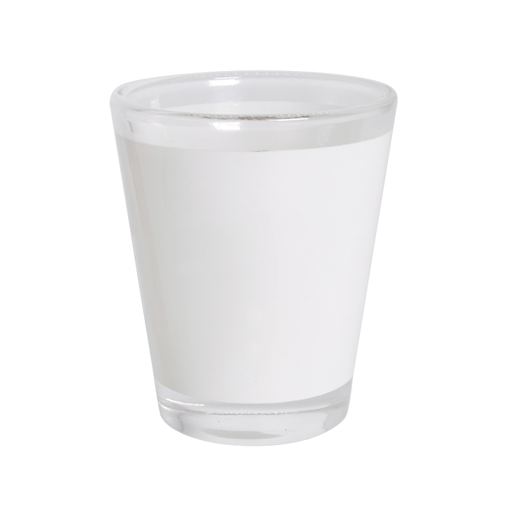 1.5oz Shot Glass, White