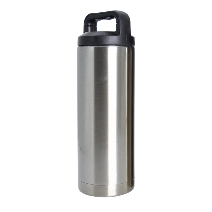 18oz Stainless Steel Tumbler, Silver