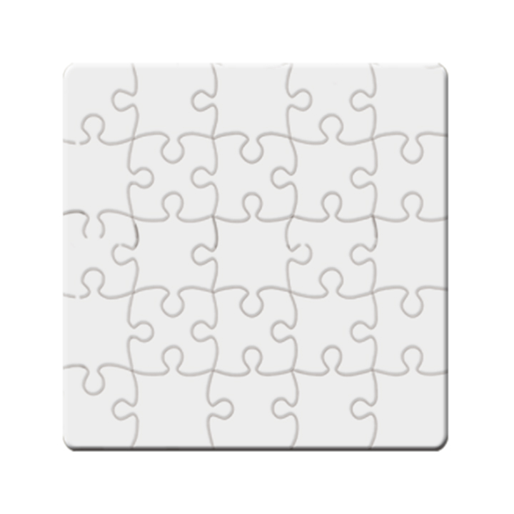 Polymer Jigsaw Puzzle Middle Square (5*5pcs, 16*16cm)