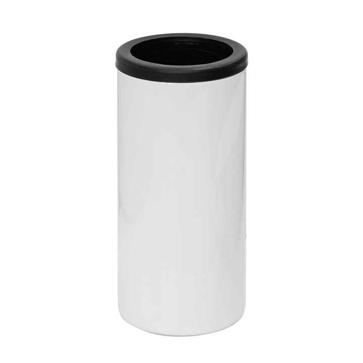 350ml Stainless Steel Can Cooler,White(Skinny type)