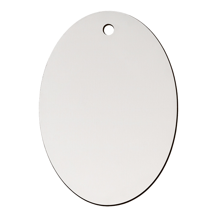 Sublimation MDF Ornament,Oval(5.7x8cm),Thickness:0.3cm