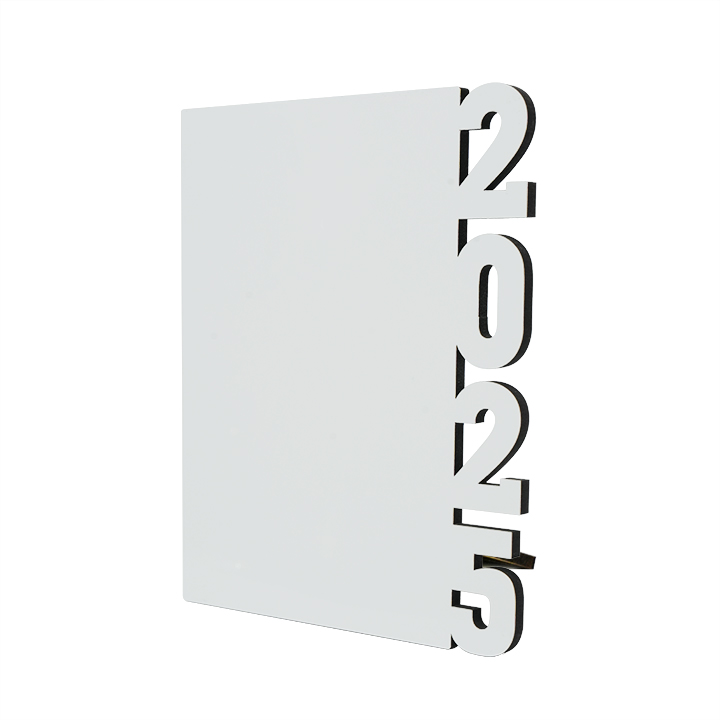 MDF Table Photo Panel With Number 2025,6''x7.1''x0.2'',(150×180×5mm)