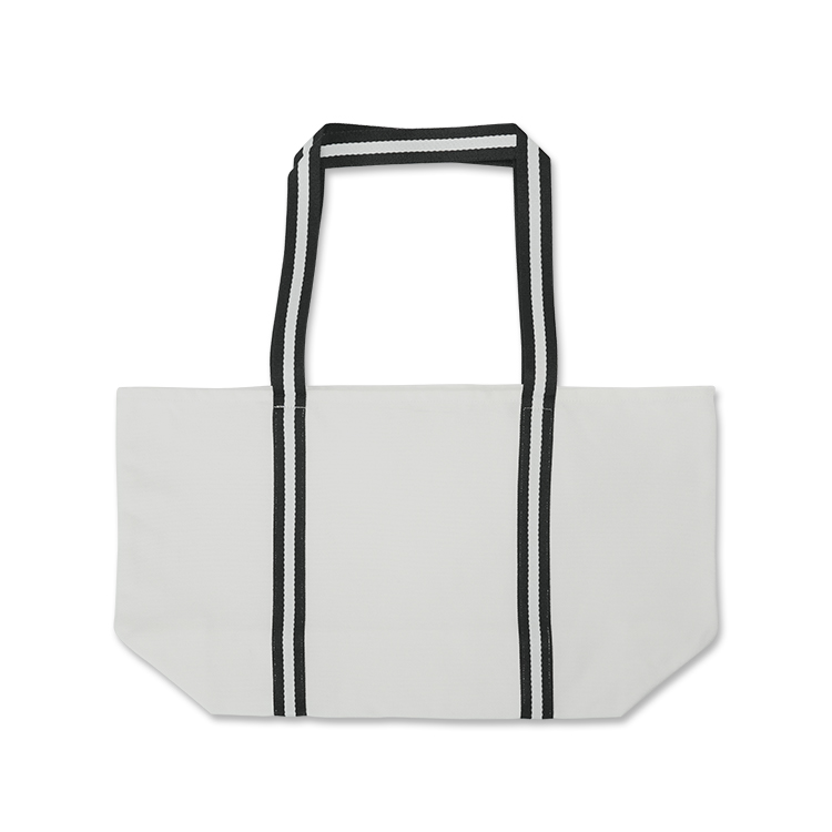 Sublimation Canvas Tote Bag with Black&White Hand Strap,Type B, 44*27cm/bottom width:13cm