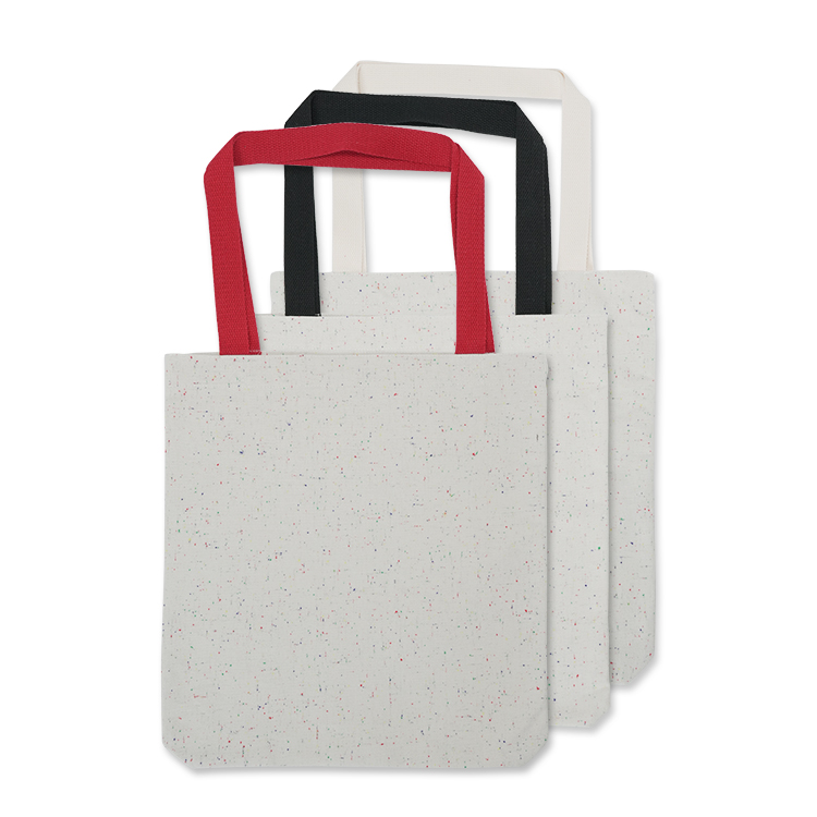 Sublimation Color Dot Yarn Dyed Canvas Tote Bag, 33.5*36.5cm