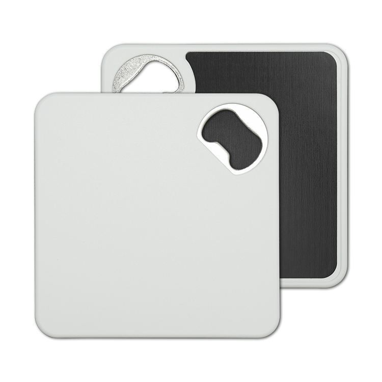 Sublimation 2-in-1 Polymer Fridge Magnet & Bottle Opener, 9.6*9.6cm(Matte)